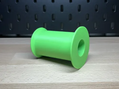 The sleeve from the side, the bore running right through the middle