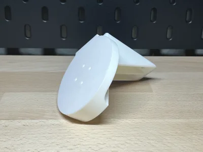 The mount lying down, the underside with the round rest